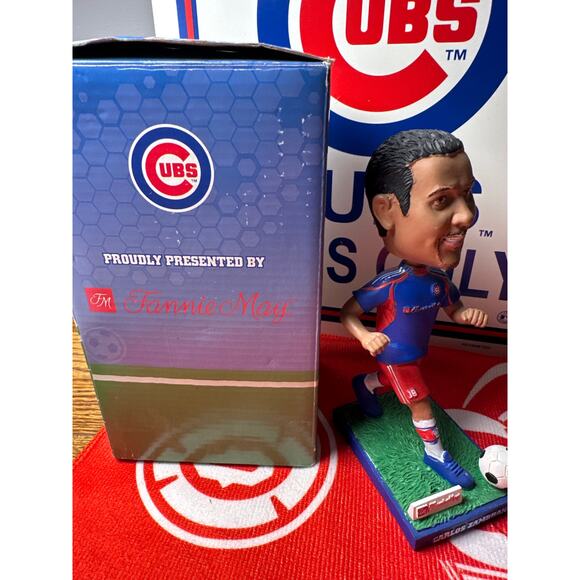 Carlos Zambrano Chicago Cubs Fannie May Soccer Bobblehead 2010 Wrigley Field - Picture 4 of 4